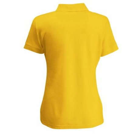 Dámska polokošeľa (FRUIT OF THE LOOM Lady-Fit 65/35 Polo) > žltá (sunflower) > S