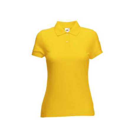 Dámska polokošeľa (FRUIT OF THE LOOM Lady-Fit 65/35 Polo) > žltá (sunflower) > S