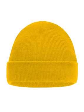 Zimná čiapka (MB Knitted Cap for Kids) > žltá (gold)