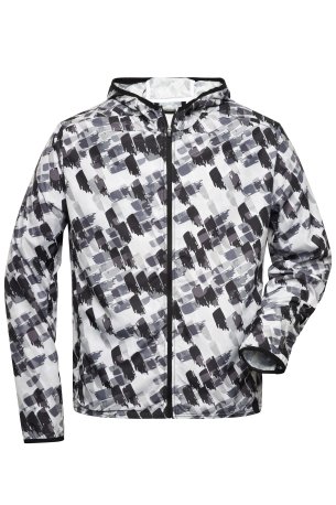 Pánska bunda (DAIBER Mens Sports Jacket) > čierna (printed) > XL