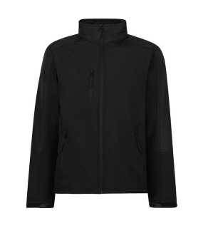 Pánska bunda (REGATTA HYDROFORCE - 3-LAYER MEMBRANE HOODED SOFTSHELL)>čierna / čierna>XL