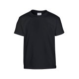 Detské tričko (GILDAN HEAVY COTTON YOUTH T-SHIRT) > čierna > XS
