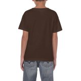 Detské tričko (GILDAN HEAVY COTTON YOUTH T-SHIRT) > hnedá (darkchocolate) > XS