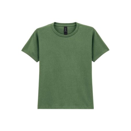 Detské tričko (GILDAN HEAVY COTTON YOUTH T-SHIRT) > zelená (military) > L