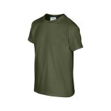 Detské tričko (GILDAN HEAVY COTTON YOUTH T-SHIRT) > zelená (military) > L