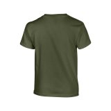 Detské tričko (GILDAN HEAVY COTTON YOUTH T-SHIRT) > zelená (military) > L