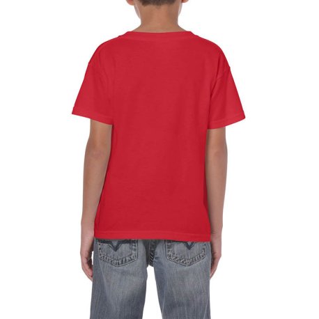 Detské tričko (GILDAN HEAVY COTTON YOUTH T-SHIRT) > červená > XS