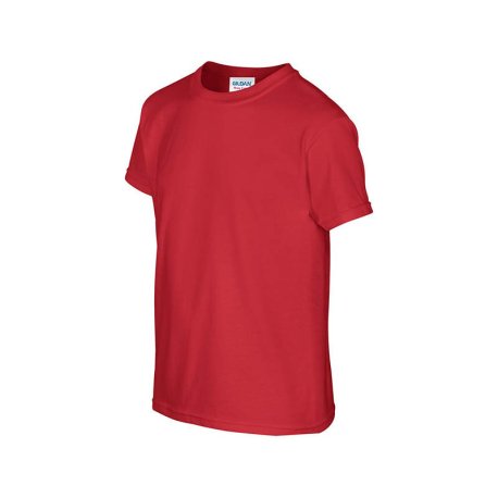Detské tričko (GILDAN HEAVY COTTON YOUTH T-SHIRT) > červená > XS