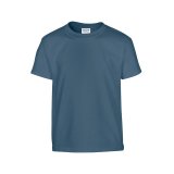 Detské tričko (GILDAN HEAVY COTTON YOUTH T-SHIRT) > modrá (indigo) > XS