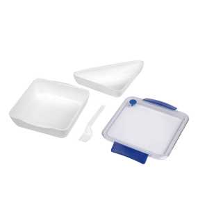 Obedár box > biela/modrá