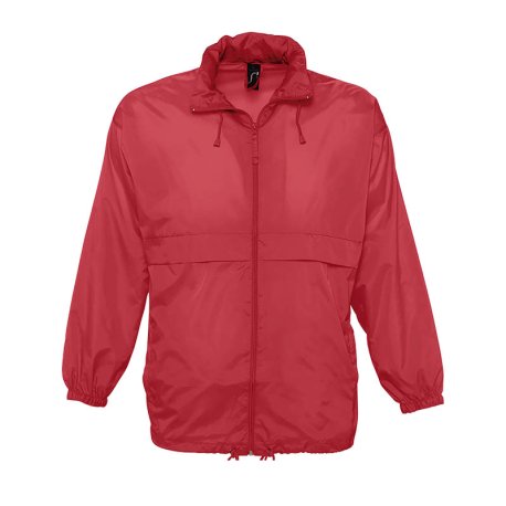 Unisex bunda (SOLS SURF UNISEX WATERPROOF WINDBREAKER) > červená > 2XL