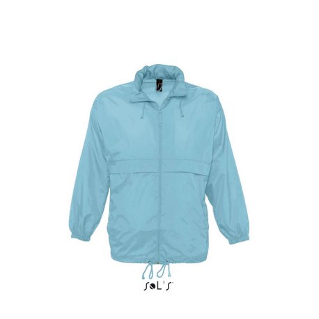 Unisex bunda (SOLS SURF UNISEX WATERPROOF WINDBREAKER) > modrá (atoll) > 2XL