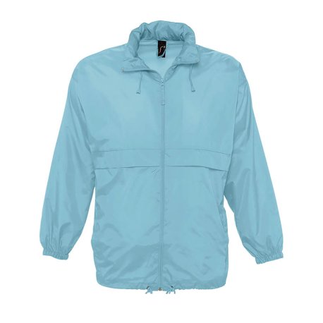 Unisex bunda (SOLS SURF UNISEX WATERPROOF WINDBREAKER) > modrá (atoll) > 2XL