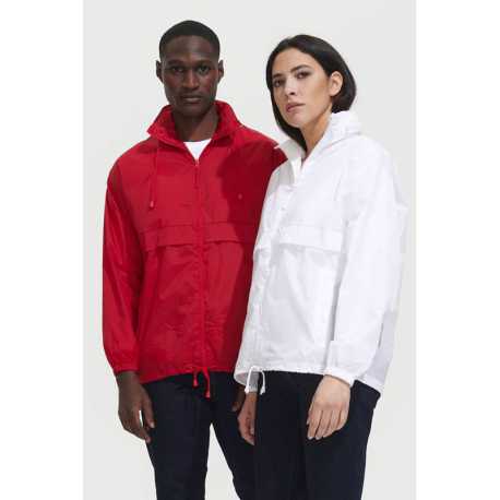 Unisex bunda (SOLS SURF UNISEX WATERPROOF WINDBREAKER) > oranžová > 2XL