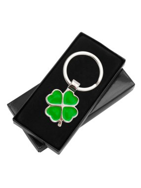 Kovový prívesok na kľúče > zelená