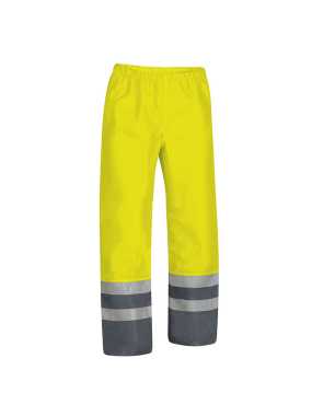 Pánske nohavice (NARVIK) > žltá (fluo) / šedá (cement) > XL