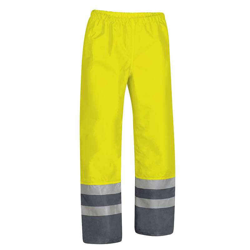 Pánske nohavice (NARVIK) > žltá (fluo) / šedá (cement) > 3XL