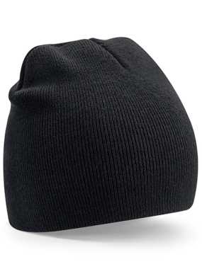 Unisex čiapka (Beechfield Recycled Original Pull-On Beanie) > čierna