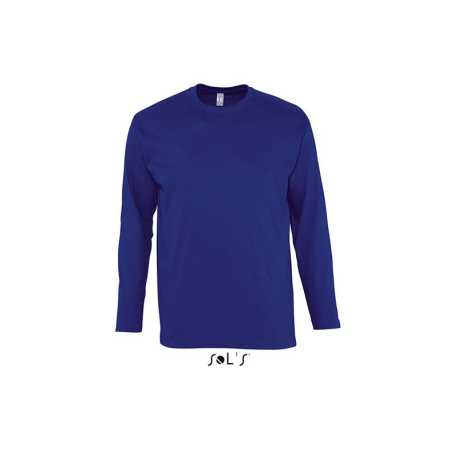 Pánske tričko (SOLS MONARCH UNISEX LONG SLEEVE T-SHIRT) > modrá (ultramarine) > S