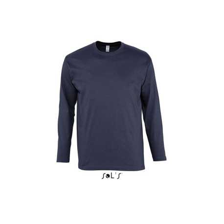 Pánske tričko (SOLS MONARCH UNISEX LONG SLEEVE T-SHIRT) > modrá (navy) > 2XL