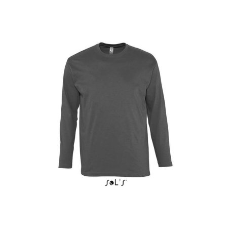 Pánske tričko (SOLS MONARCH UNISEX LONG SLEEVE T-SHIRT) > šedá (dark) > 2XL