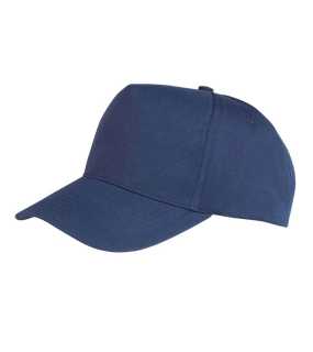 5 panelová šiltovka (RESULT JUNIOR BOSTON PRINTERS CAP) > modrá (navy)