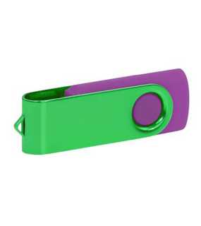 USB flash pamäť 2.0 > fialová / zelená > 32GB