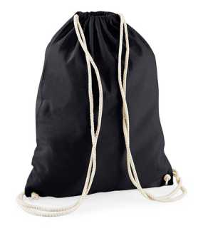 Vak so šnúrkami (WM Recycled Cotton Gymsac) > čierna