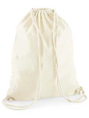 Vak so šnúrkami (WM Recycled Cotton Gymsac) > béžová (natural)