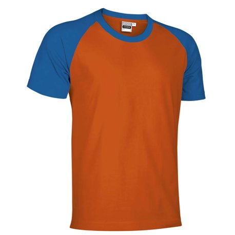 Unisex tričko (CAIMAN) > oranžová (party) / modrá (royal) > XS
