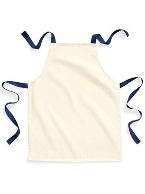 Zástera (WM Fairtrade Cotton Junior Craft Apron) > béžová (natural) / modrá (french)