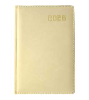 Diár (Elegant 2026) - 15x21x2,4 cm > biela > denný A5