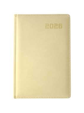 Diár (Elegant 2026) - 15x21x2,4 cm > biela > denný A5