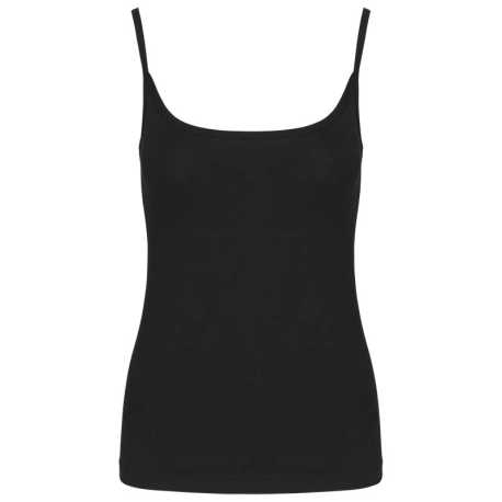 Dámske tielko (Kariban LADIES' STRAPPY TANK TOP) > čierna > M