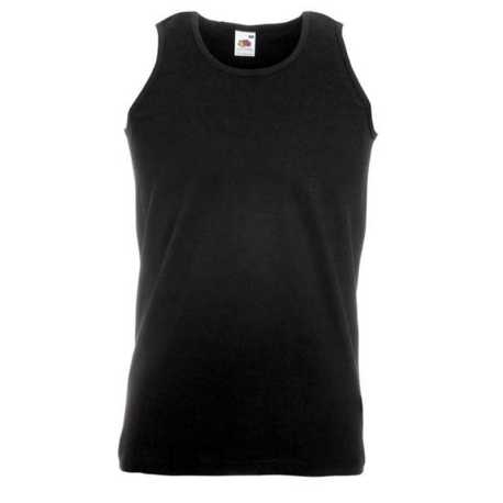 Pánske tielko (FRUIT OF THE LOOM Athletic Vest ) > čierna > XL