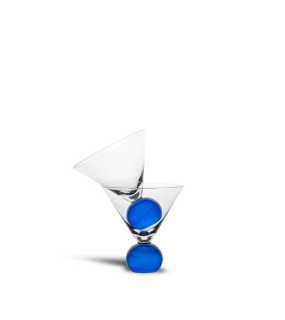 Pohár 2ks (by ON) > transparentná / modrá