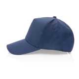 5 dielna šiltovka Impact zo 190g recyklovanej bavlny AWARE > modrá (navy)