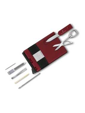 Vreckový nôž (Victorinox SwissCard Classic Smart) > červená
