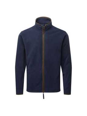 Pánska bunda (Premier MEN'S 'ARTISAN' FLEECE JACKET) > modrá (navy) / hnedá > XL