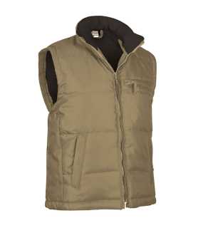 Unisex vesta (MONTANA) > hnedá (kamel) / čierna > L