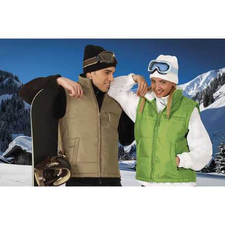 Unisex vesta (MONTANA) > čierna / červená (lotto) > L