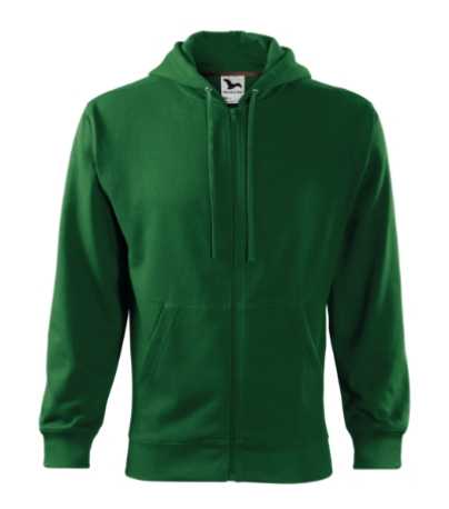 Pánska mikina (MALFINI Trendy Zipper) > zelená (fľaškovo) > L