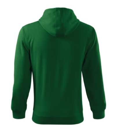 Pánska mikina (MALFINI Trendy Zipper) > zelená (fľaškovo) > L
