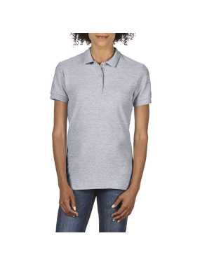 Dámska polokošeľa (GILDAN COTTON LADIES DOUBLE PIQUÉ POLO) > šedá (rssport) > S
