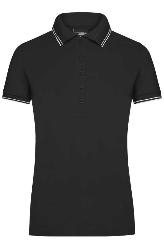 Dámska polokošeľa (JN Ladies' Polo) > čierna / biela > M
