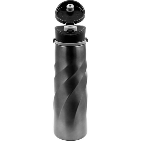 Fľaša z recyklovaného nerezu 1000 ml > šedá (gun metal)