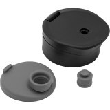 Fľaša z recyklovaného nerezu 1000 ml > šedá (gun metal)