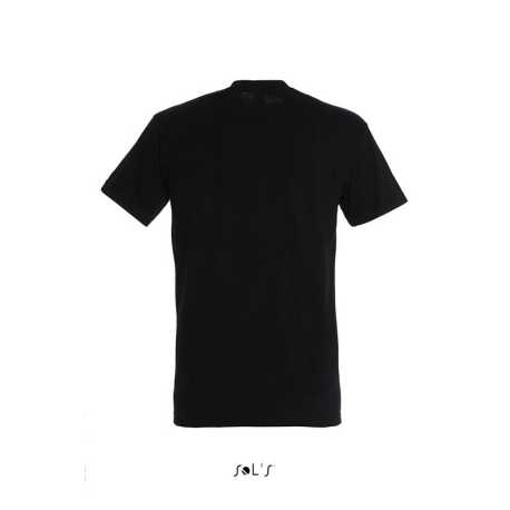 Unisex tričko (SOLS IMPERIAL UNISEX ROUND COLLAR T-SHIRT) > čierna (deep) > 3XL