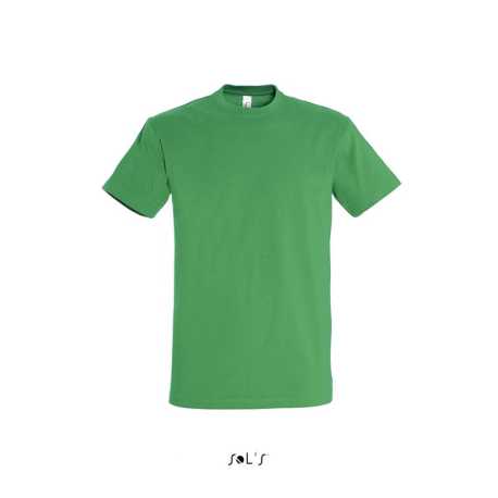 Unisex tričko (SOLS IMPERIAL UNISEX ROUND COLLAR T-SHIRT) > zelená (kelly) > S