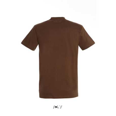 Unisex tričko (SOLS IMPERIAL UNISEX ROUND COLLAR T-SHIRT) > zelená (earth) > 2XL